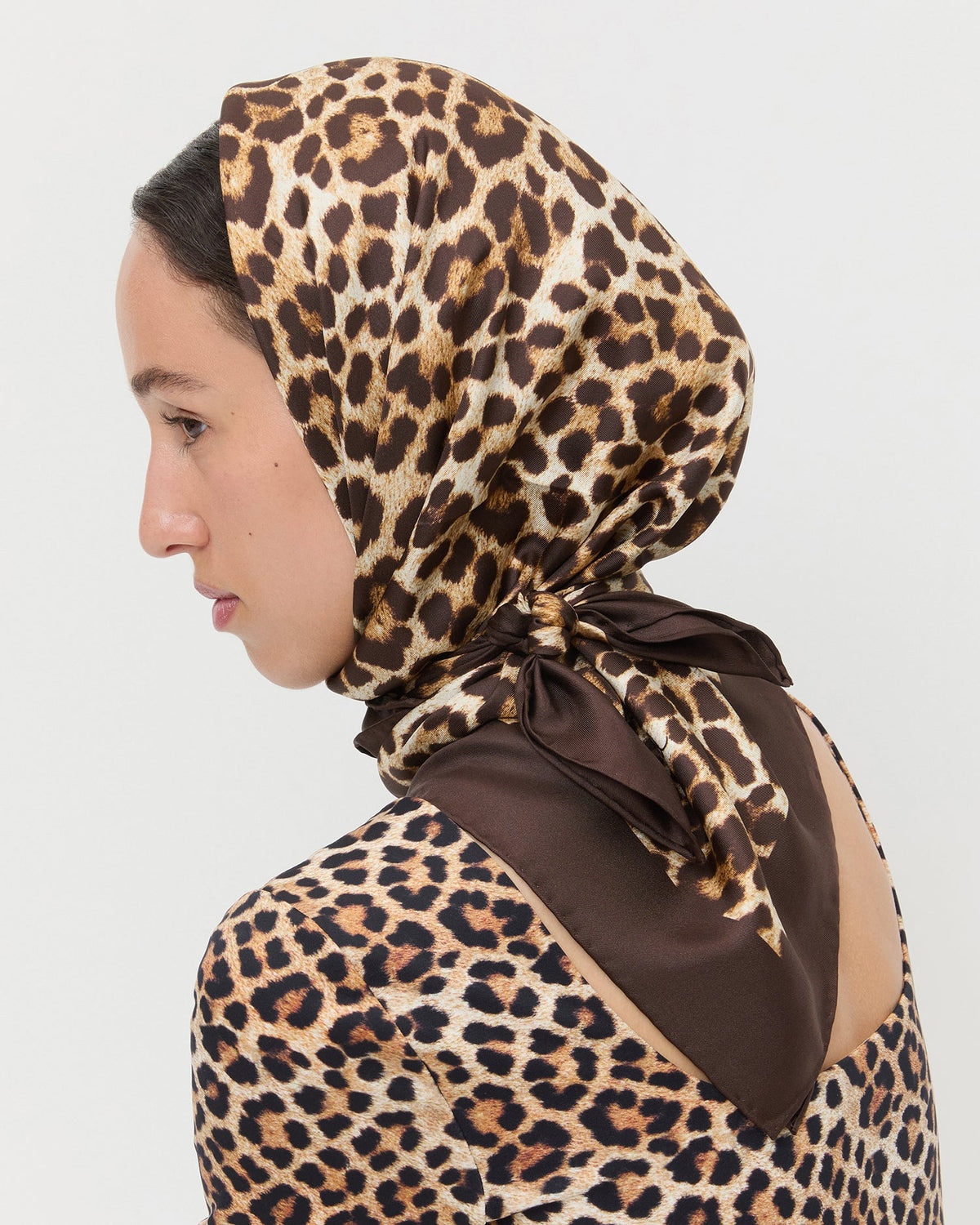 Loeffler Randall Popular - Beverly Leopard Silk Scarf