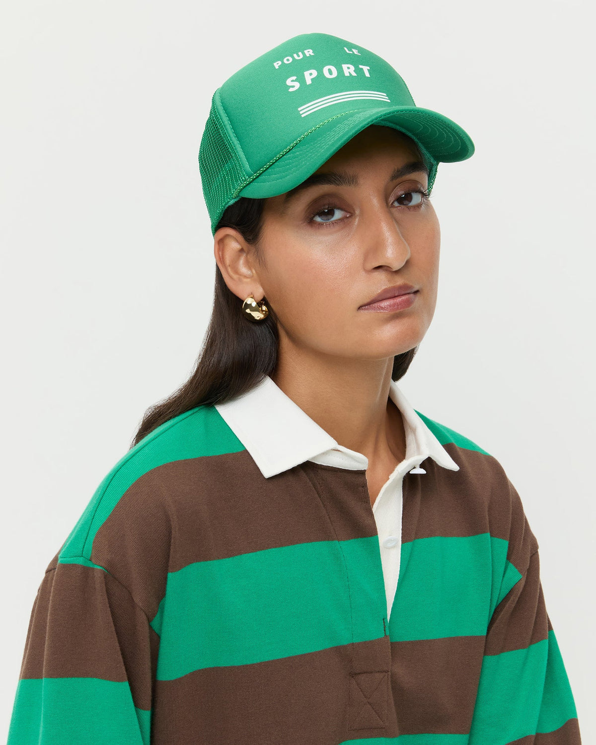 Loeffler Randall Value - Lee Green Trucker Hat
