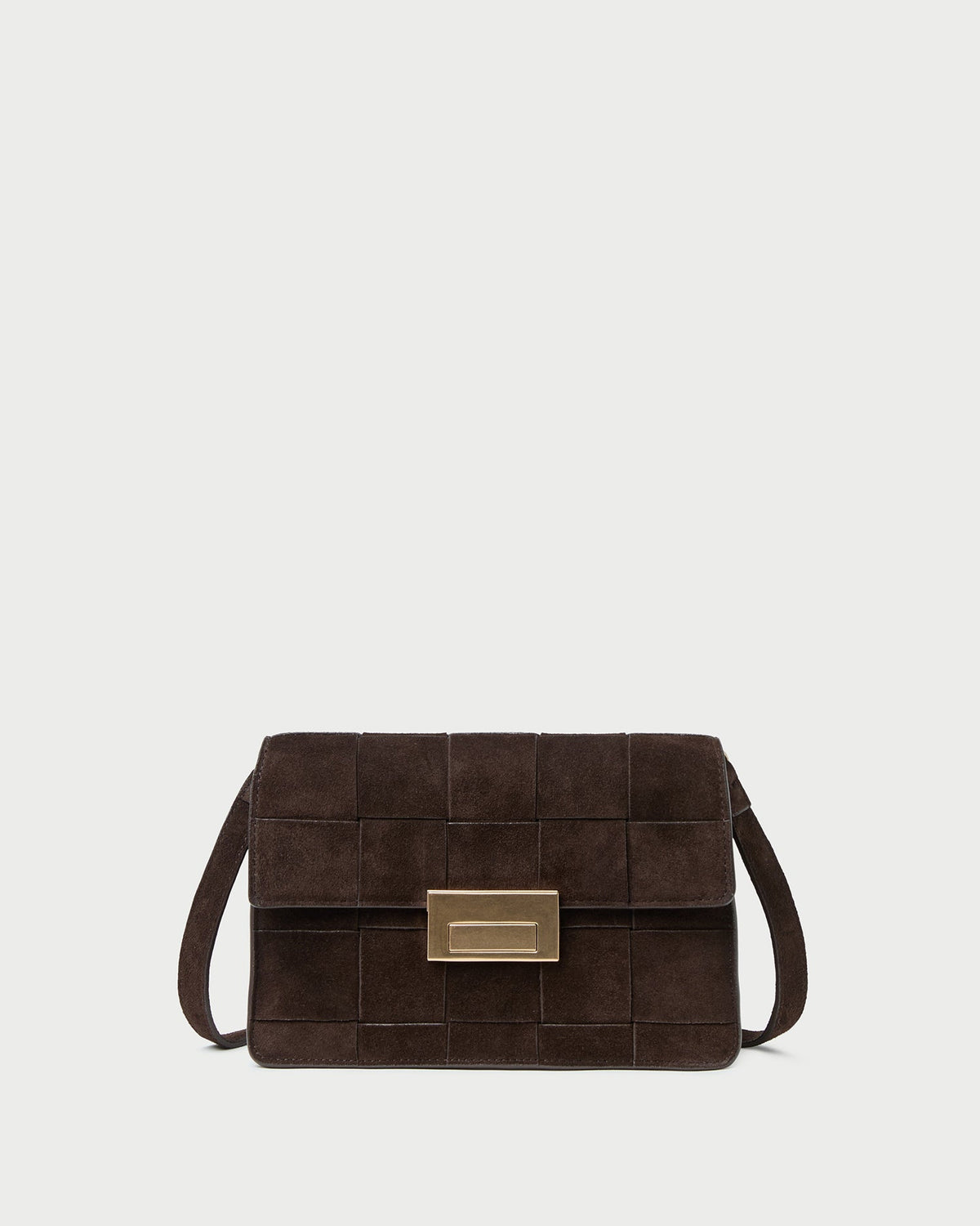 Loeffler Randall Hot Sale - Delphine Brown Suede Shoulder Bag