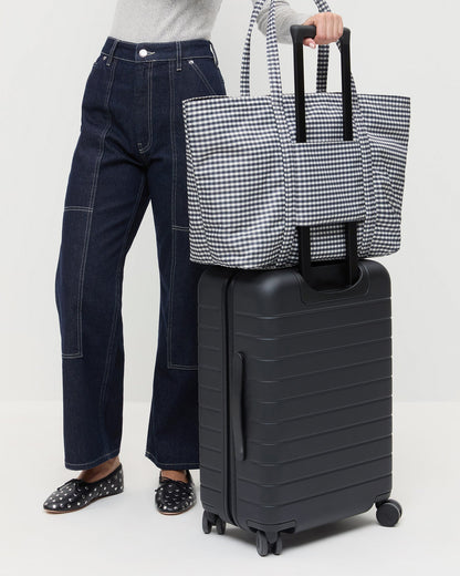 Loeffler Randall Smart Buy - Dina Black/White Gingham Travel Tote