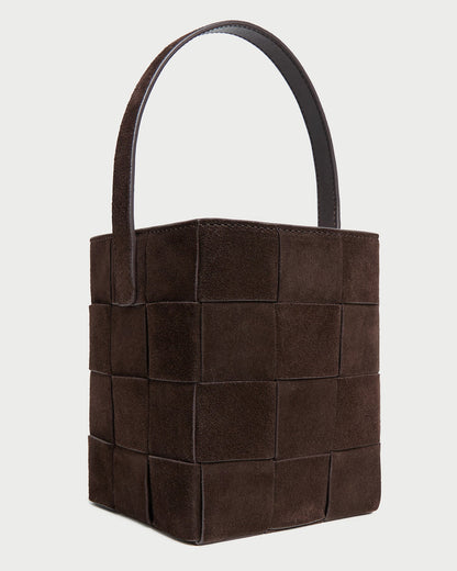 Loeffler Randall Hot Sale - Laith Brown Suede Bucket Bag