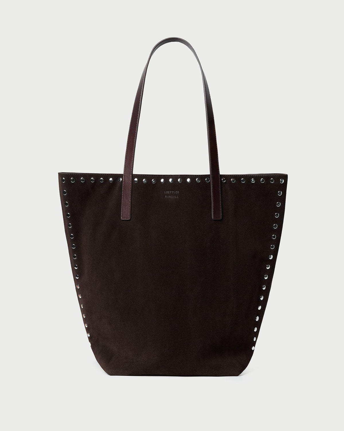 Loeffler Randall Signature - Walker Brown/Silver Suede Tote
