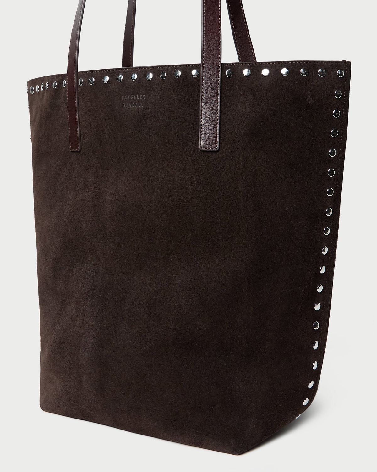 Loeffler Randall Signature - Walker Brown/Silver Suede Tote