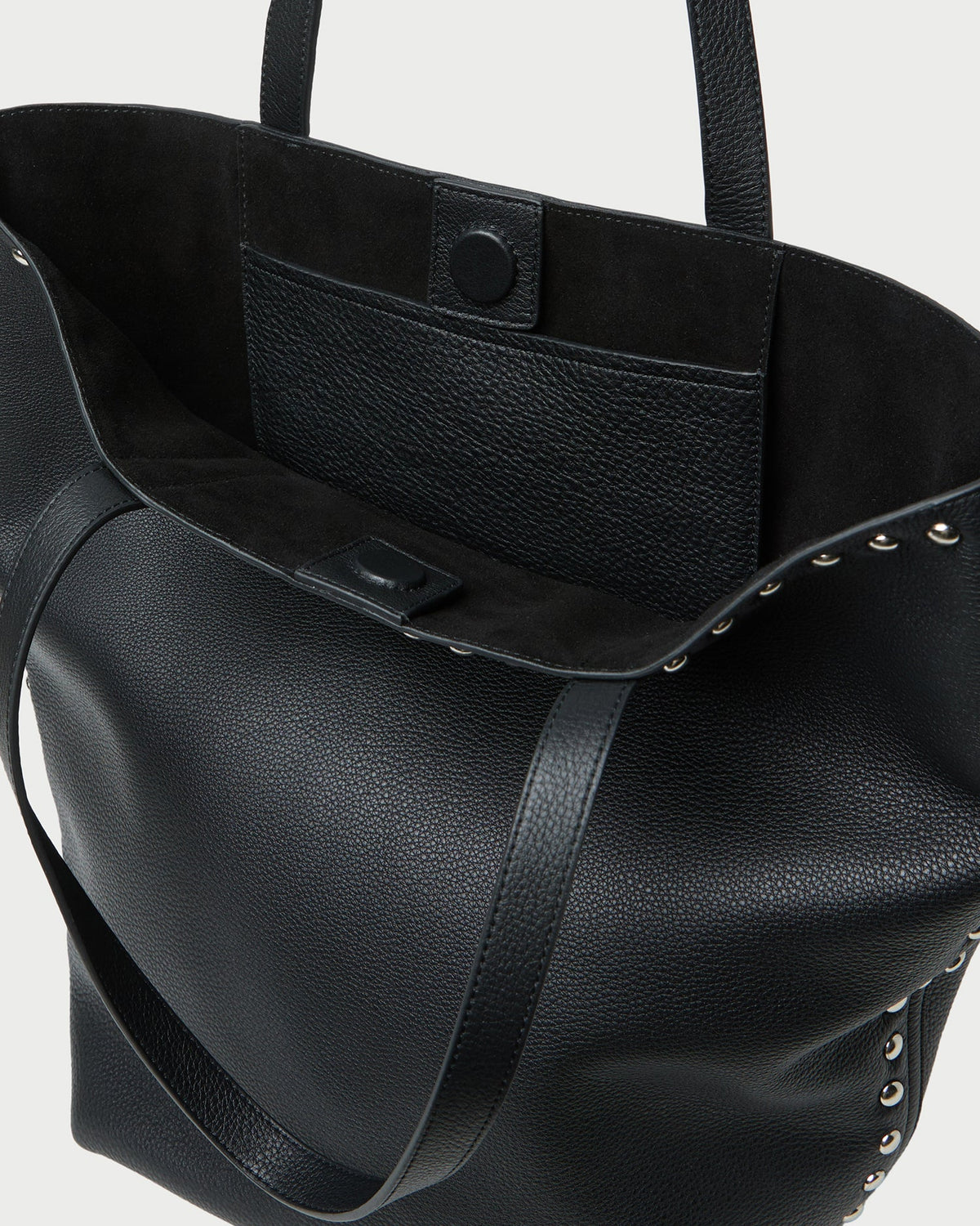 Loeffler Randall Hot Sale - Walker Black/Silver Leather Tote
