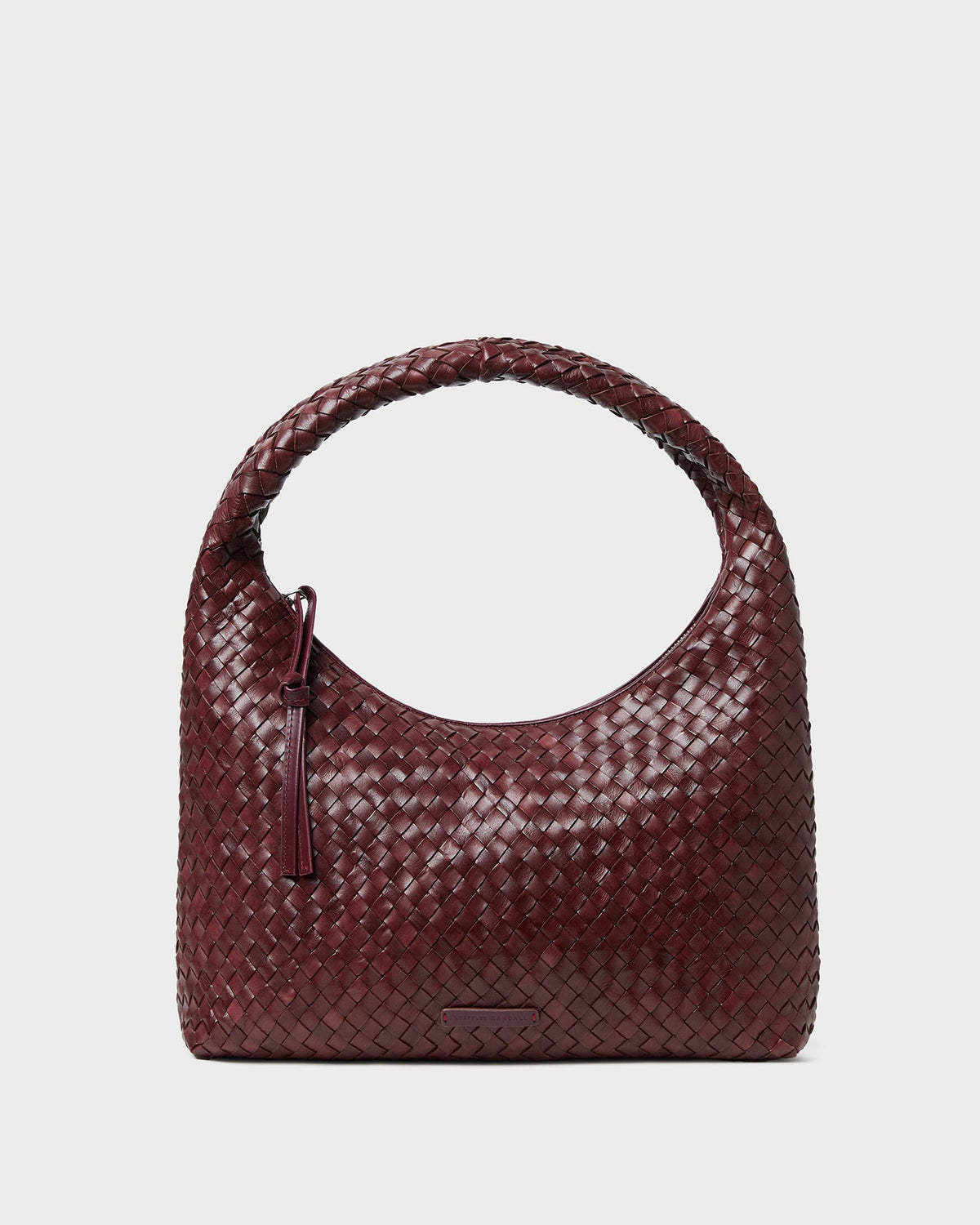 Loeffler Randall Great Value - Willow Maroon Woven Hobo Bag
