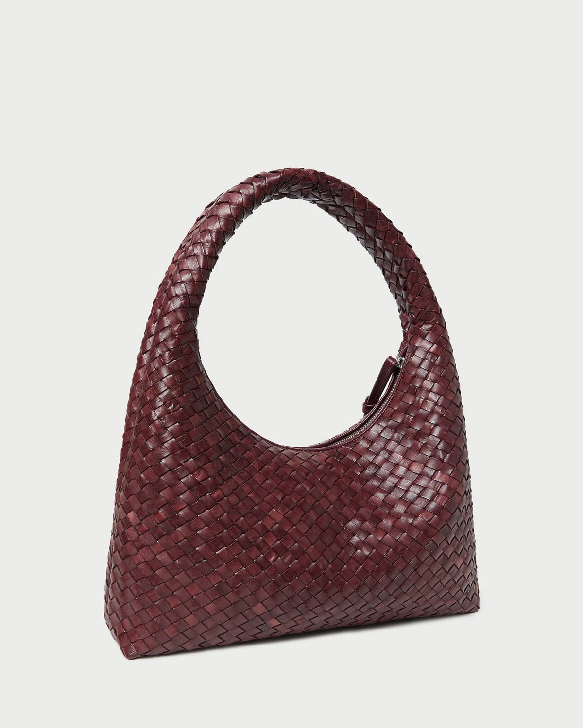 Loeffler Randall Great Value - Willow Maroon Woven Hobo Bag