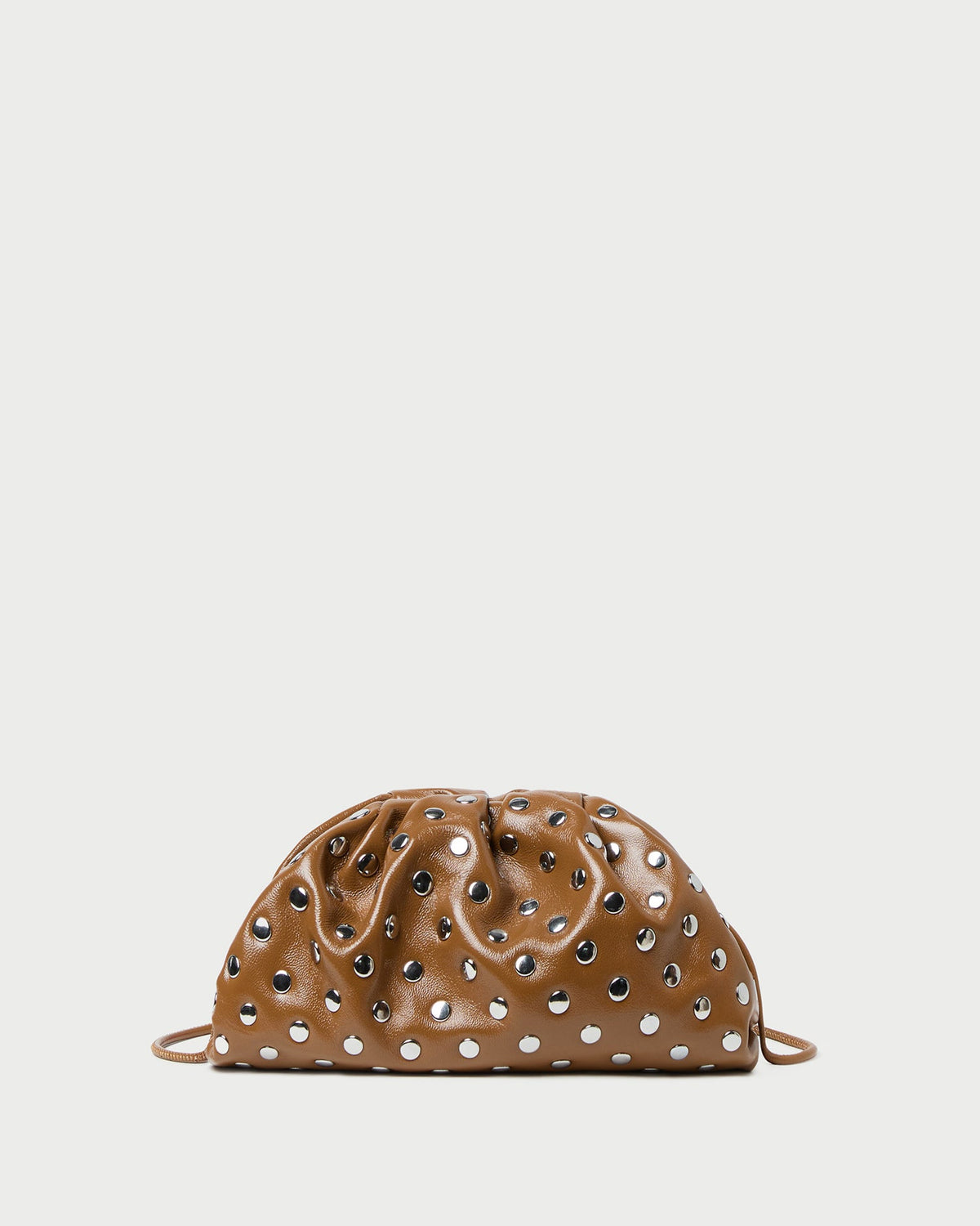 Loeffler Randall New - Bailey Safari/Silver Leather Dome Clutch