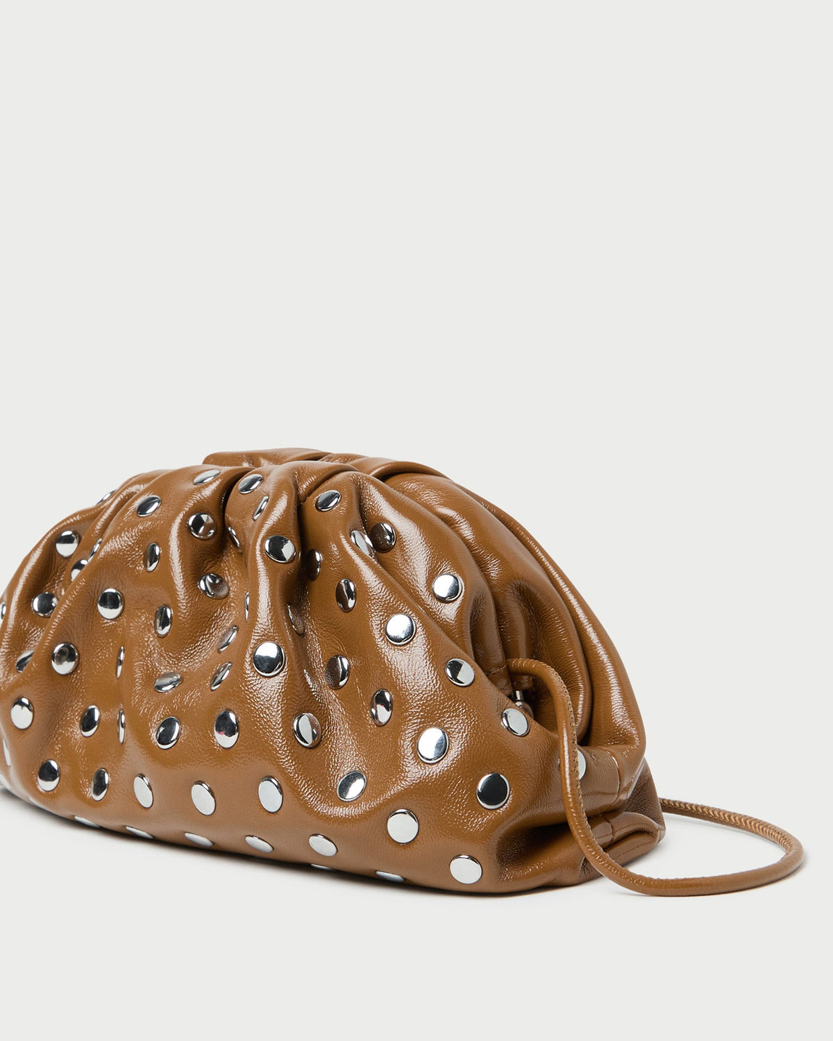 Loeffler Randall New - Bailey Safari/Silver Leather Dome Clutch