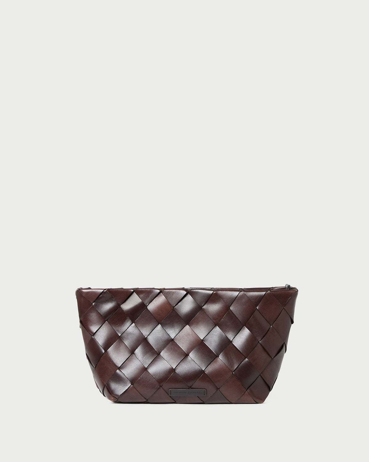 Loeffler Randall Latest - Melina Chocolate Woven Leather Clutch