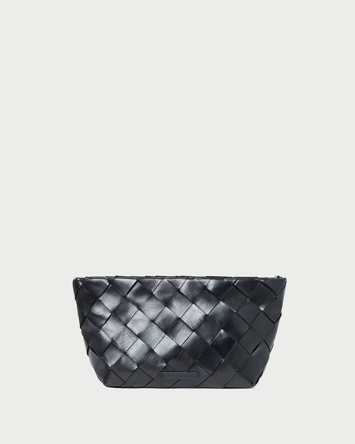 Loeffler Randall Exclusive - Melina Black Woven Leather Clutch