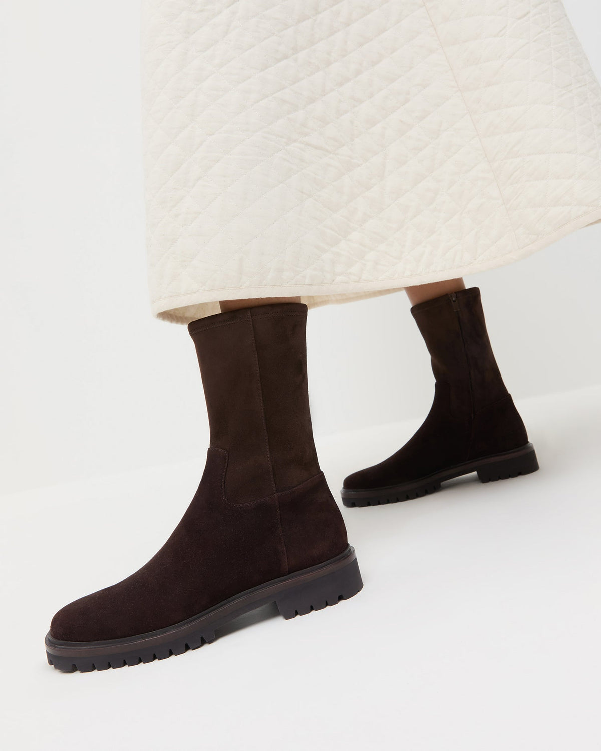 Loeffler Randall Special Offer - Danny Brown Suede Lug Boot