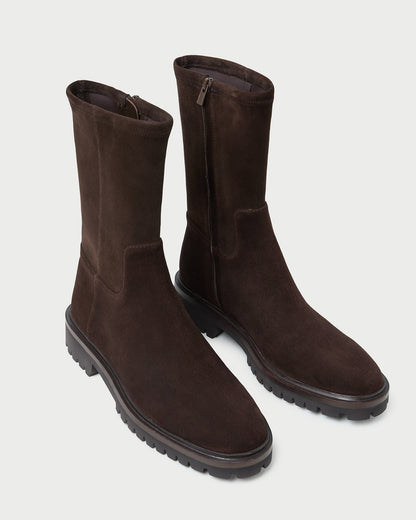 Loeffler Randall Special Offer - Danny Brown Suede Lug Boot