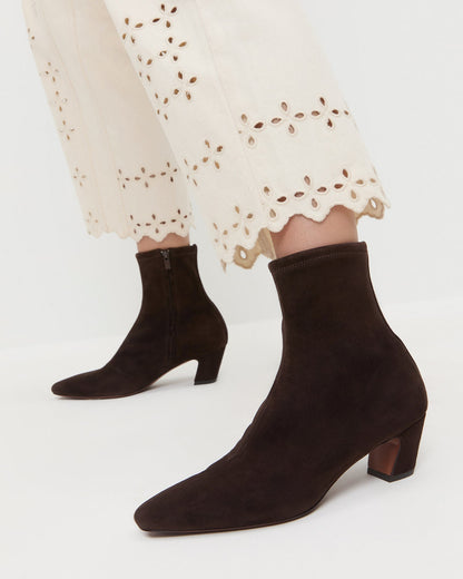 Loeffler Randall Top Pick - Doria Brown Suede Ankle Boot