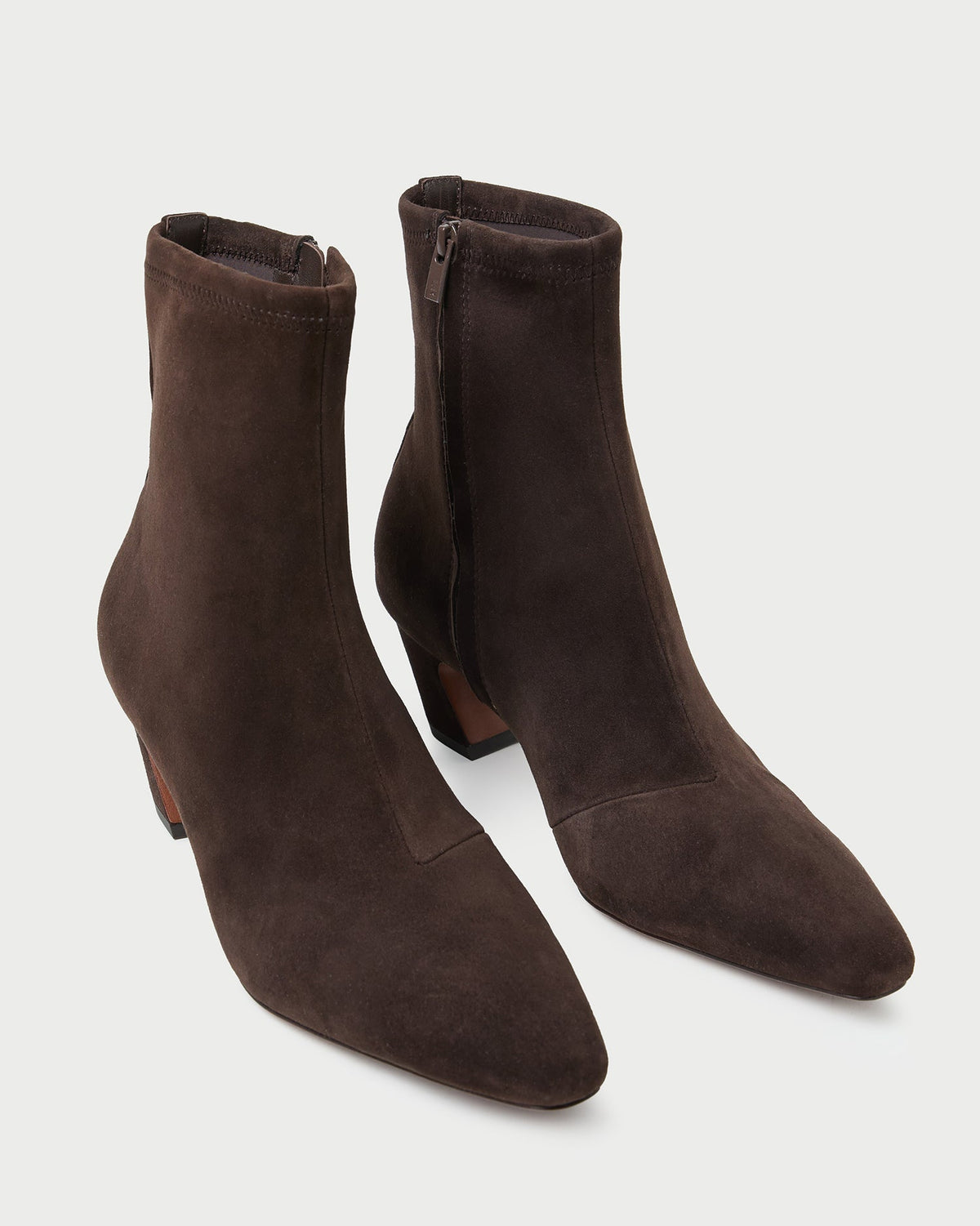 Loeffler Randall Top Pick - Doria Brown Suede Ankle Boot