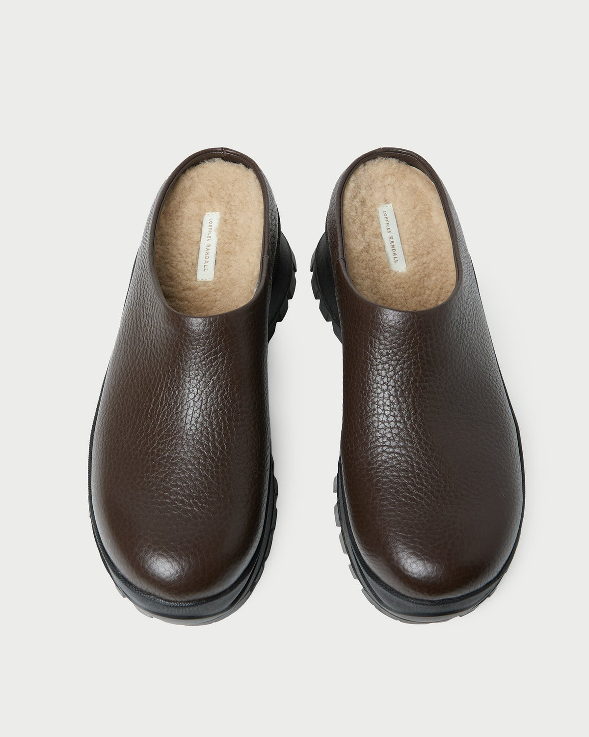 Loeffler Randall Premium - Gemma Brown Leather Lug Mule
