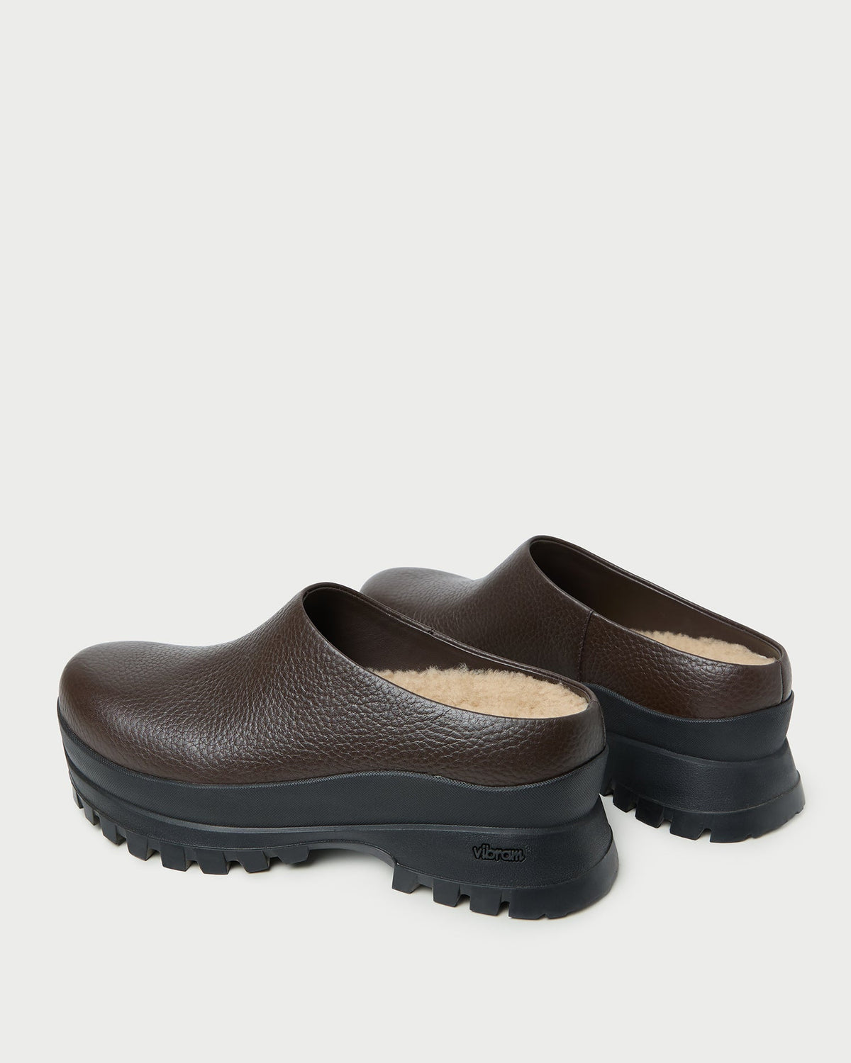 Loeffler Randall Premium - Gemma Brown Leather Lug Mule