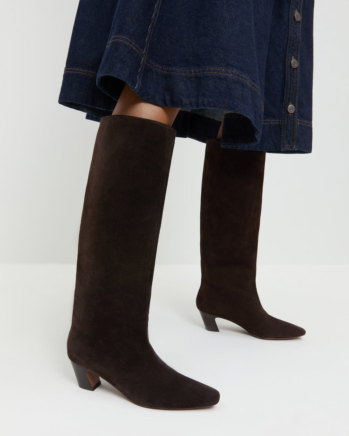 Loeffler Randall Latest - Marley Brown Suede Tall Boot