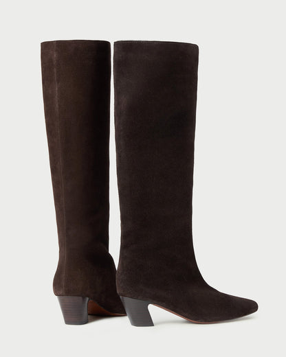Loeffler Randall Latest - Marley Brown Suede Tall Boot