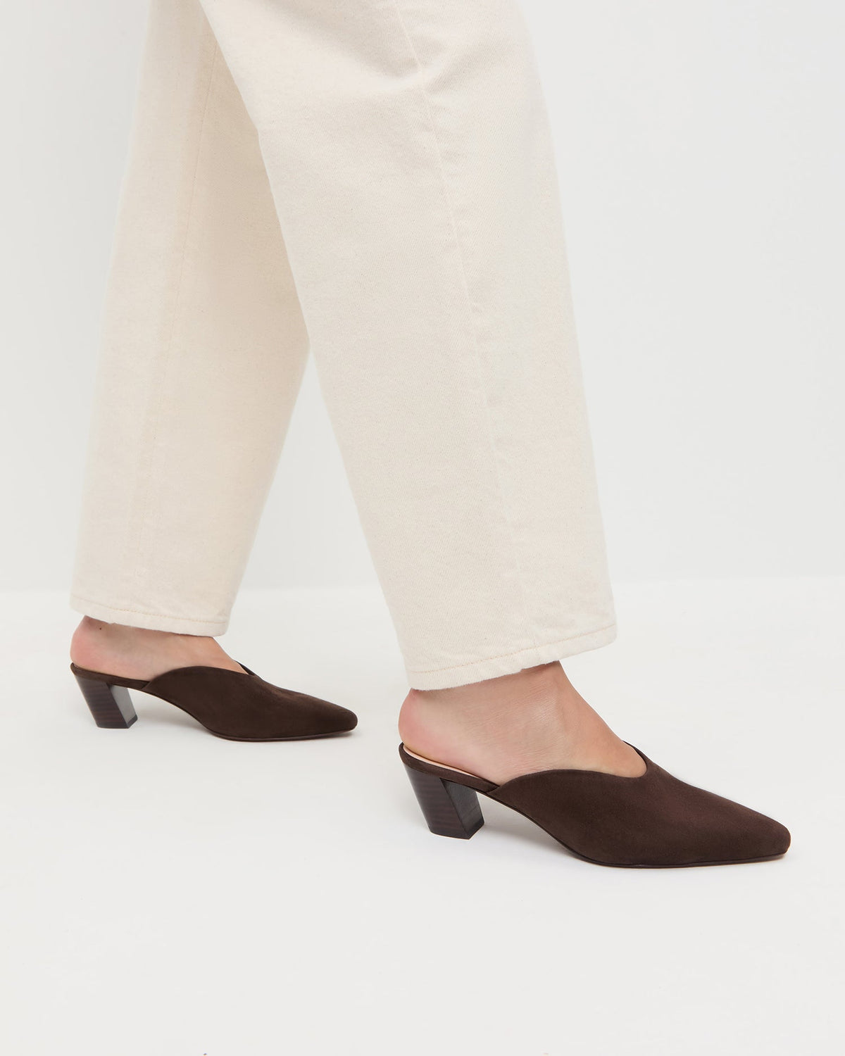 Loeffler Randall Signature - Perry Brown Suede Mule
