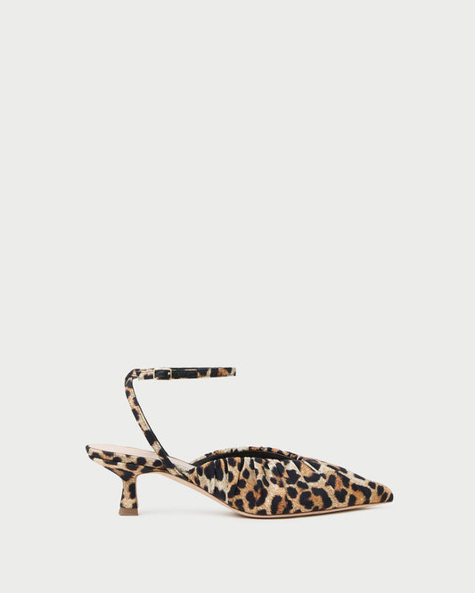 Loeffler Randall Trending - Rio Leopard Jersey Kitten Heel