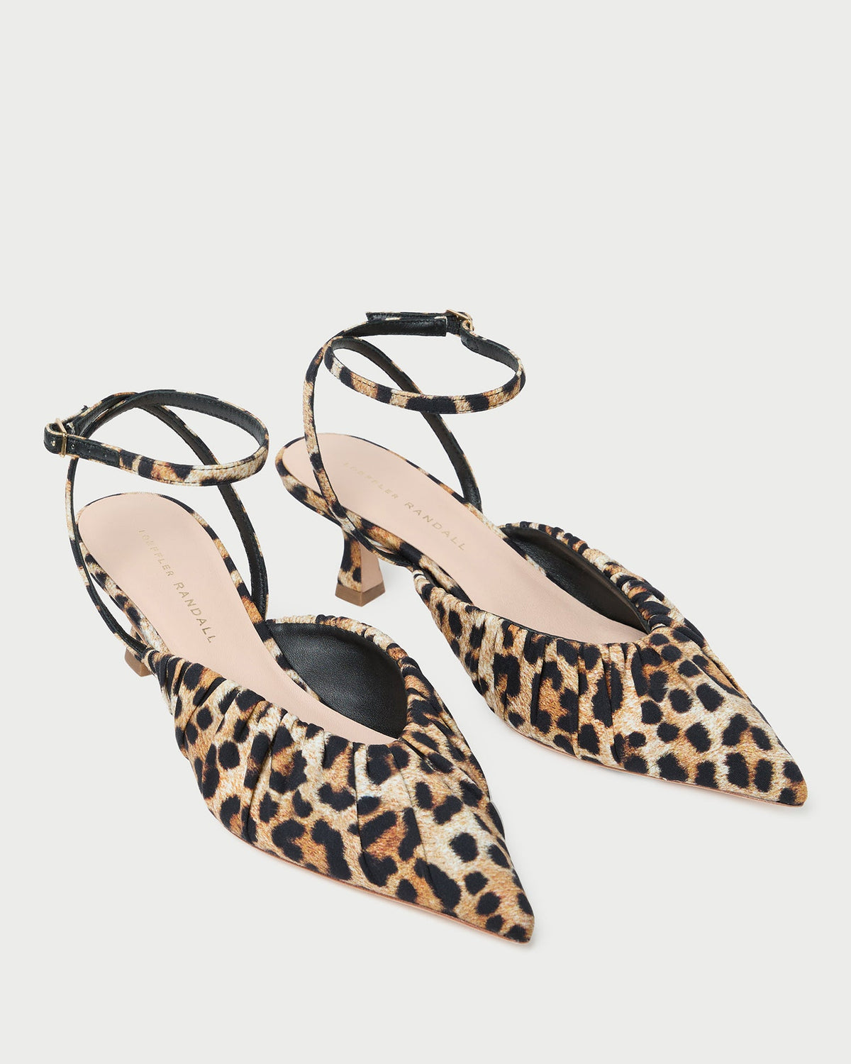 Loeffler Randall Trending - Rio Leopard Jersey Kitten Heel