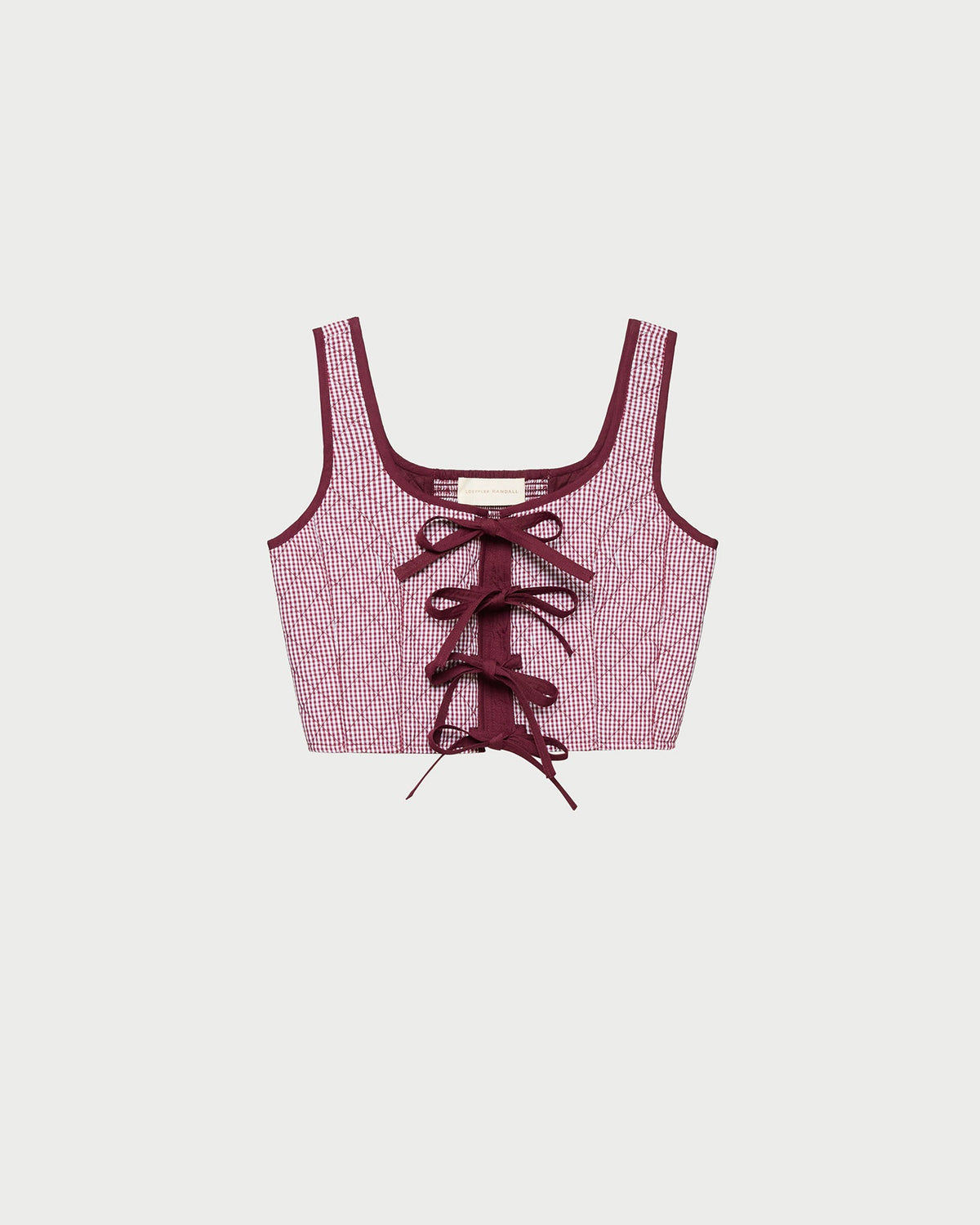 Loeffler Randall Premium - Callista Tie-Front Vest