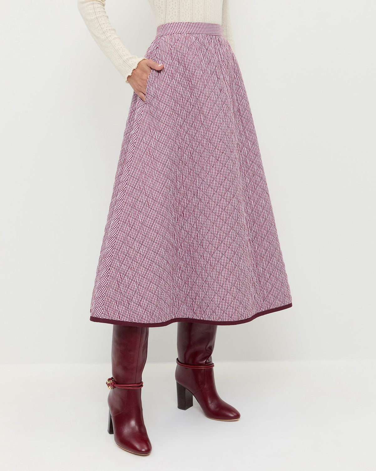 Loeffler Randall Customer Favorite - Clara Quilted Skirt