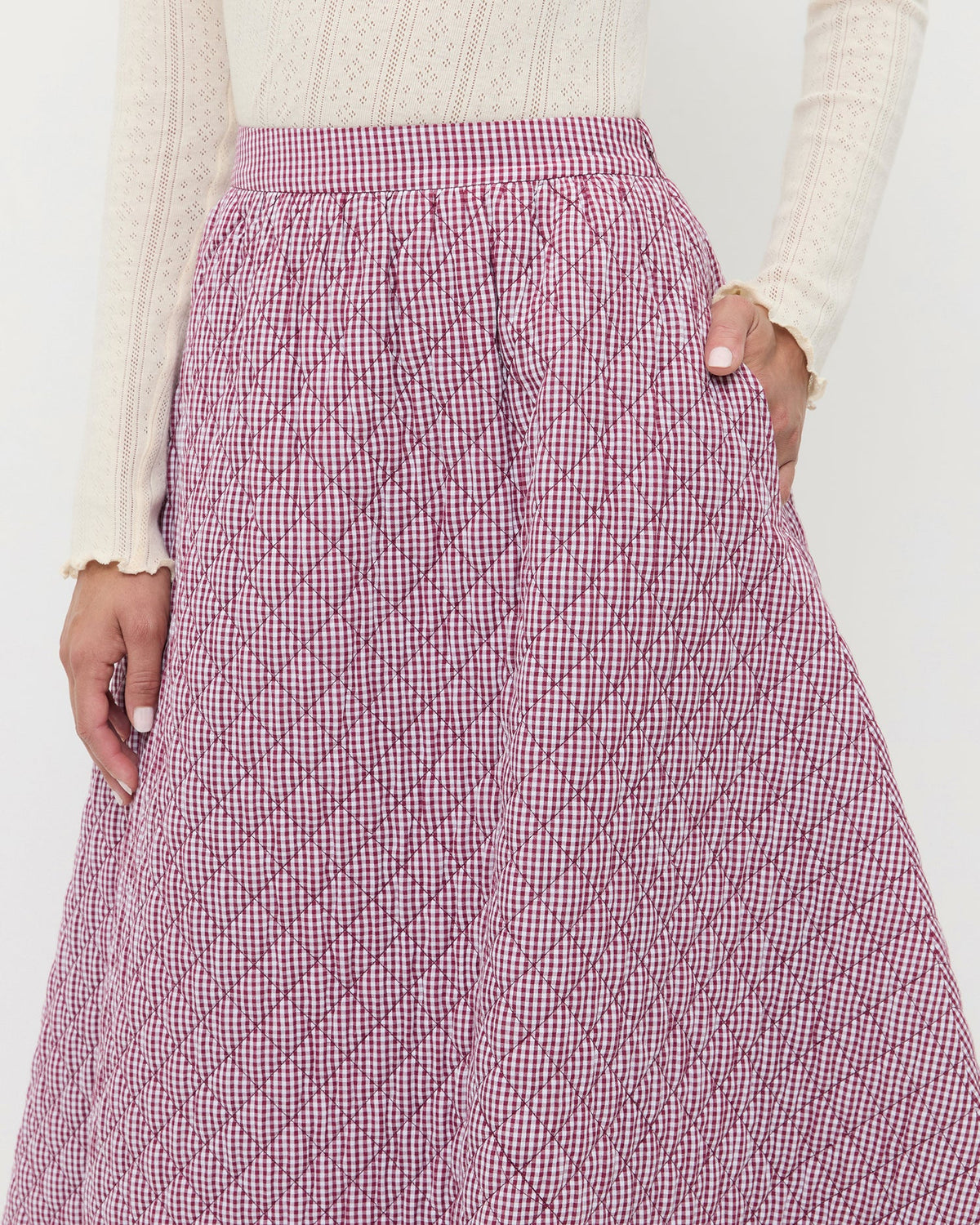 Loeffler Randall Customer Favorite - Clara Quilted Skirt