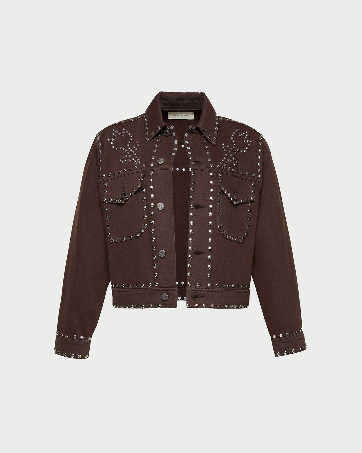Loeffler Randall Essential - Elijah Studded Denim Jacket