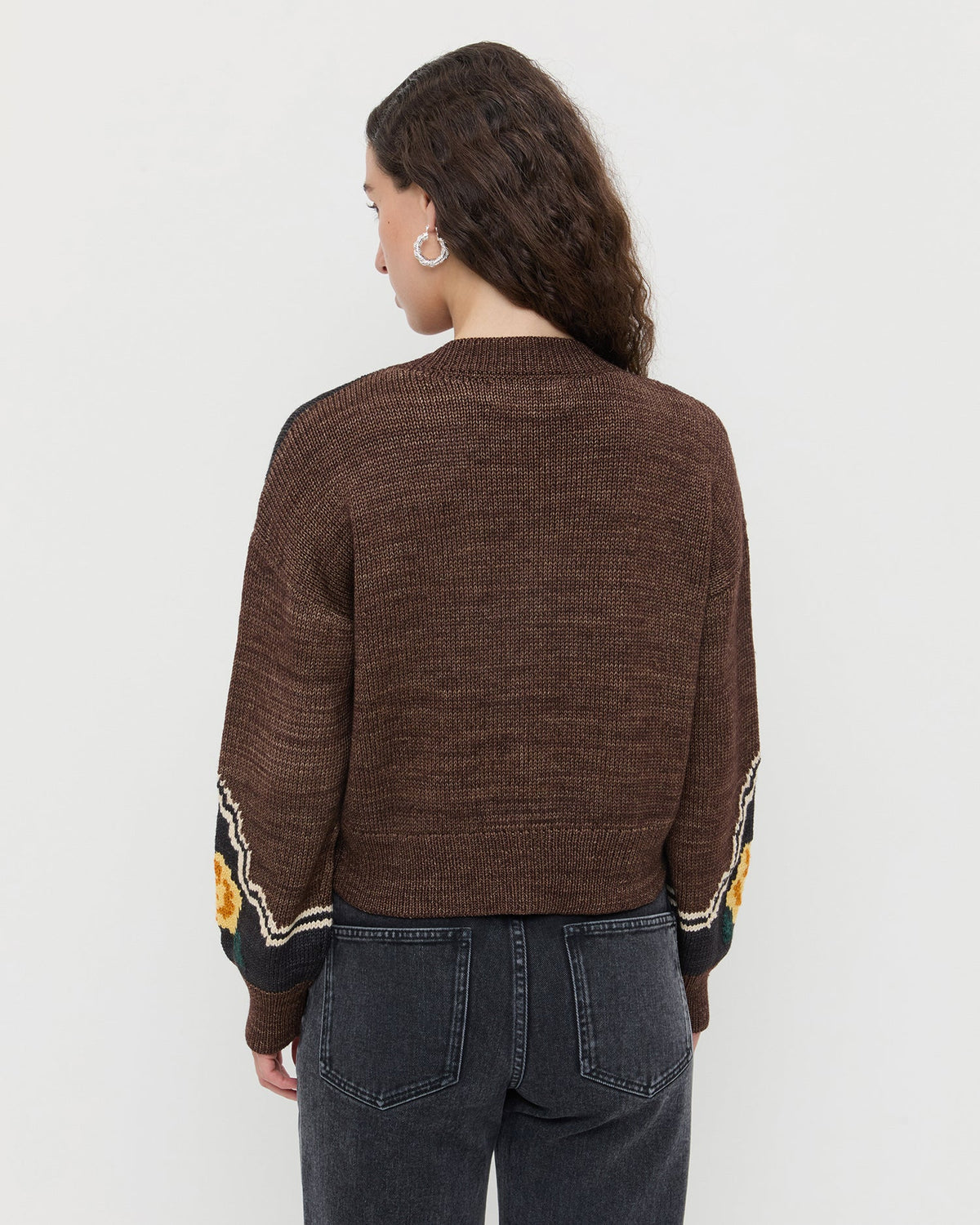 Loeffler Randall Classic - Linda Intarsia Cardigan