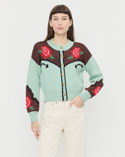 Loeffler Randall Featured - Linda Intarsia Cardigan