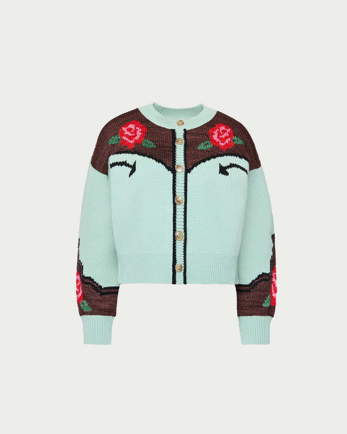 Loeffler Randall Featured - Linda Intarsia Cardigan