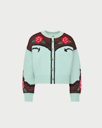 Loeffler Randall Featured - Linda Intarsia Cardigan