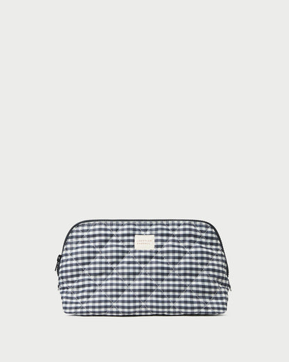 Loeffler Randall Premium - Frances Black/White Gingham Cosmetic Pouch