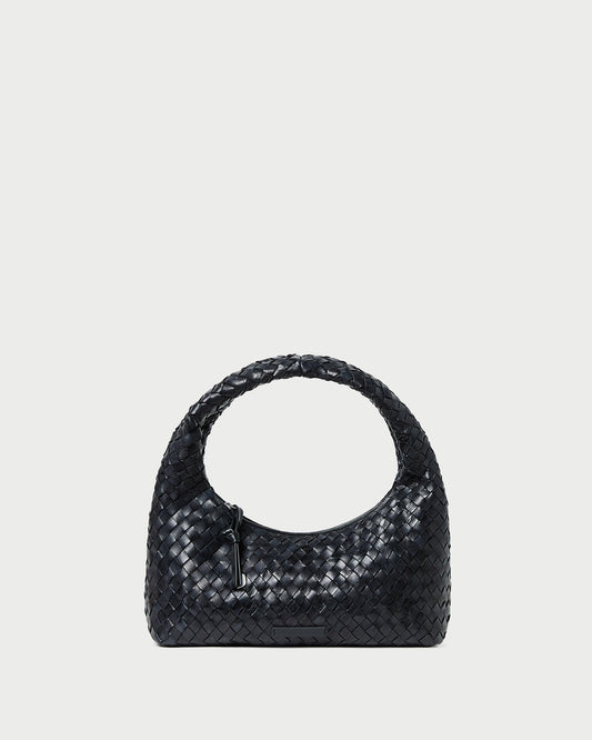 Loeffler Randall Best Price - Mercer Black Woven Shoulder Bag