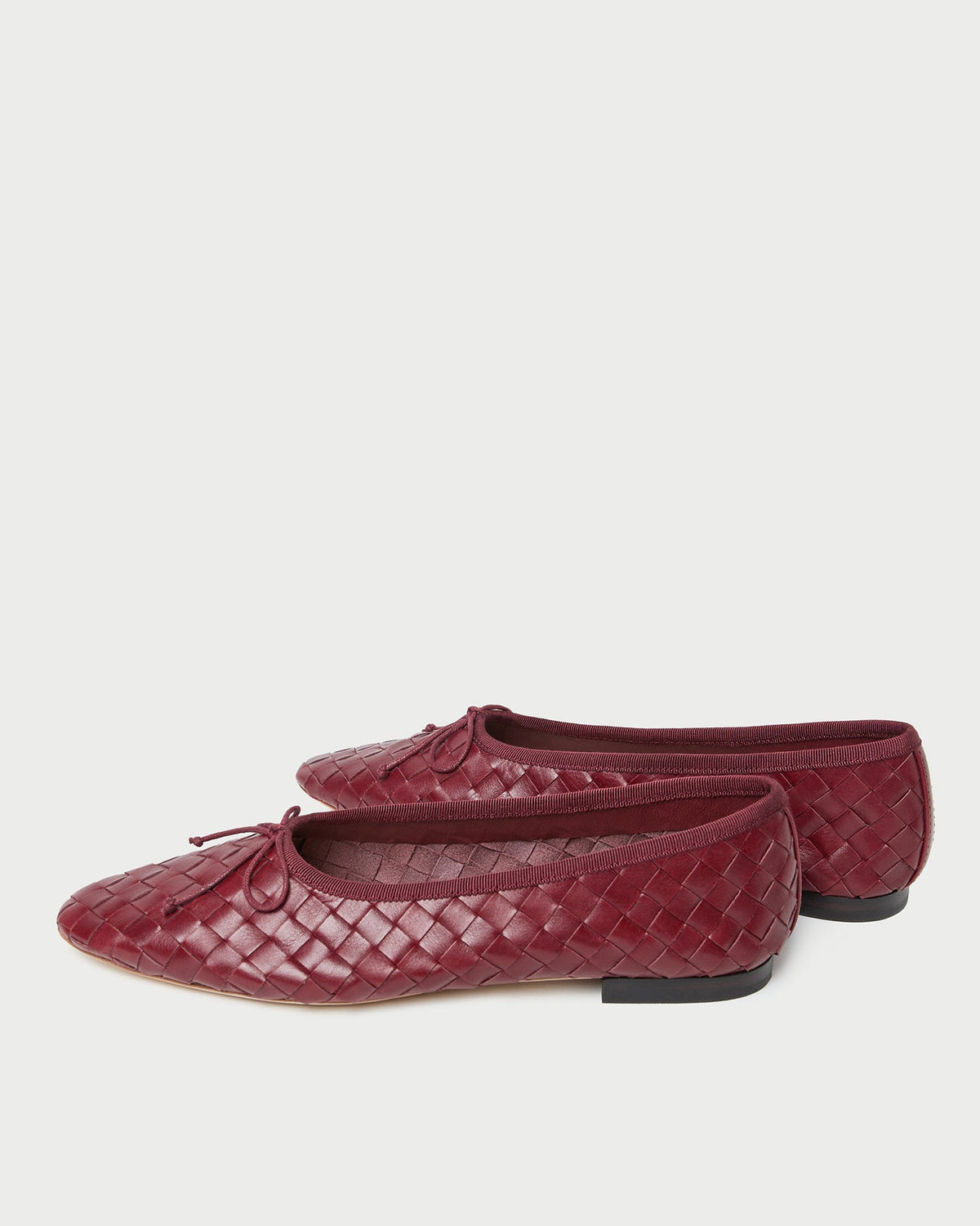 Loeffler Randall New - Landry Wine Woven Ballet Flat