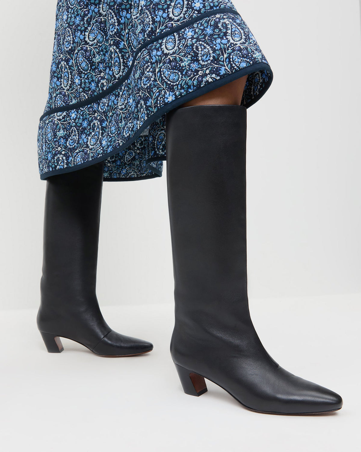 Loeffler Randall Essential - Marley Black Leather Tall Boot