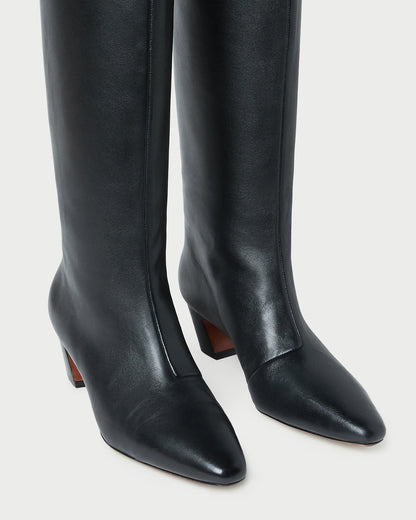 Loeffler Randall Essential - Marley Black Leather Tall Boot
