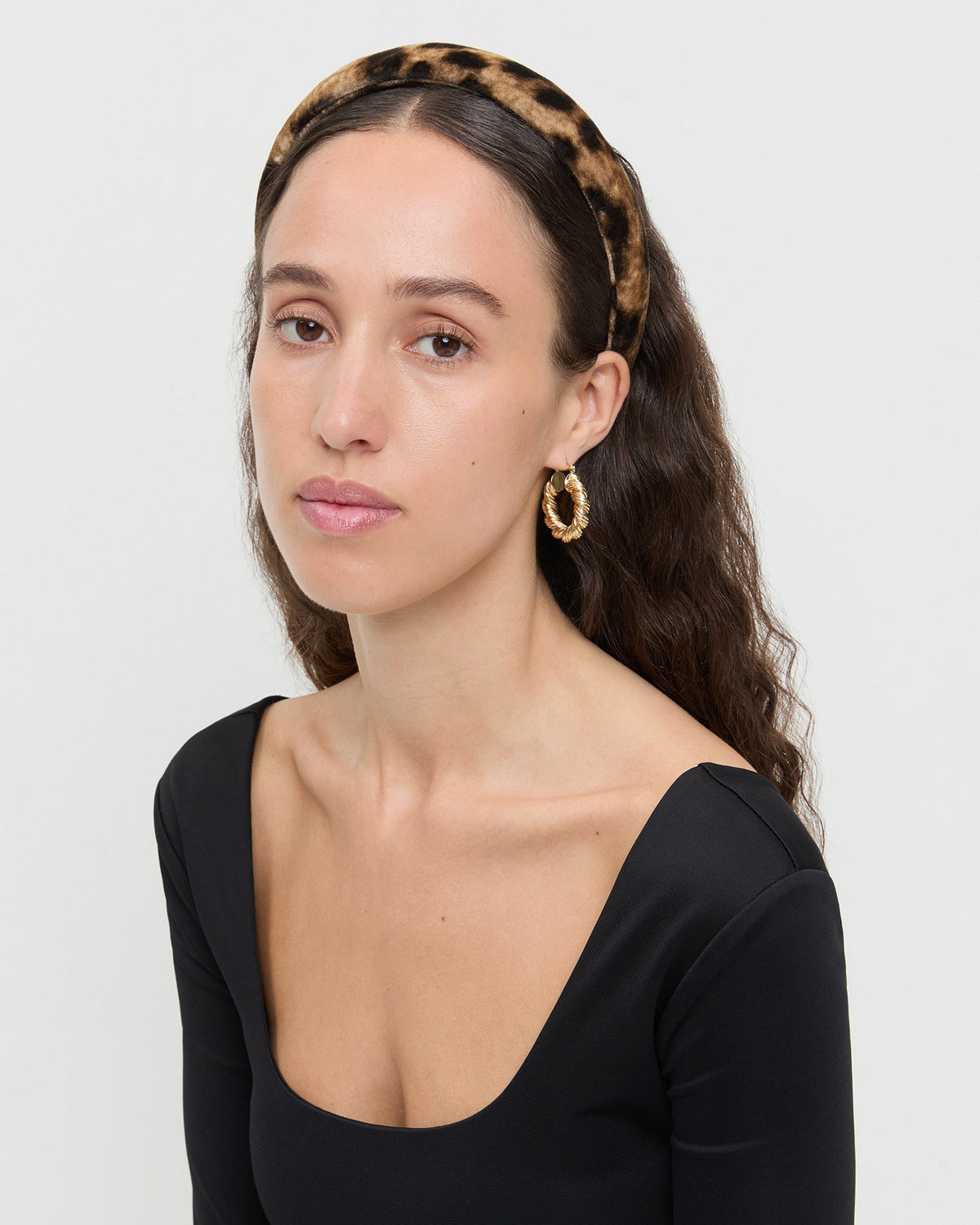 Loeffler Randall Everyday - Marina Leopard Puffy Headband