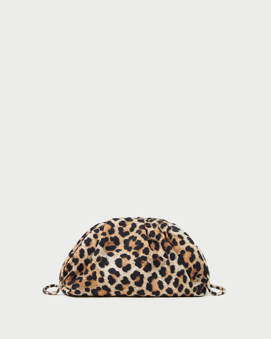Loeffler Randall Great Value - Bailey Leopard Jersey Dome Clutch