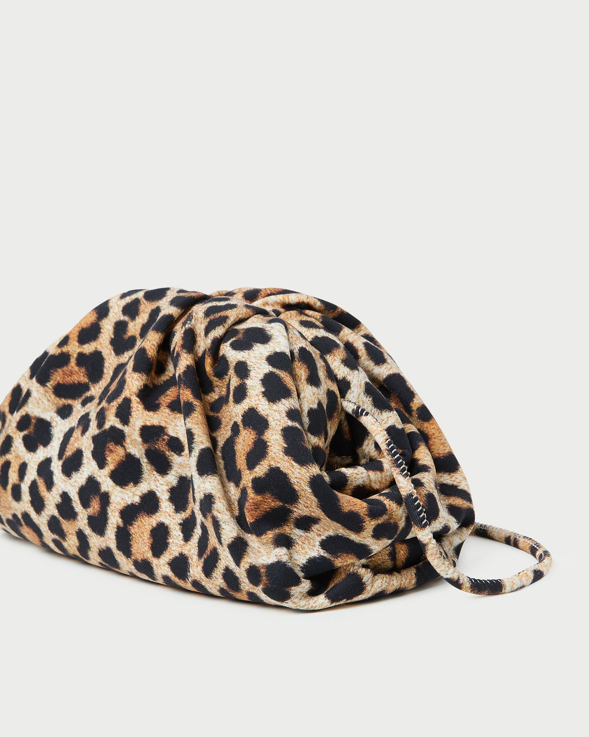 Loeffler Randall Great Value - Bailey Leopard Jersey Dome Clutch