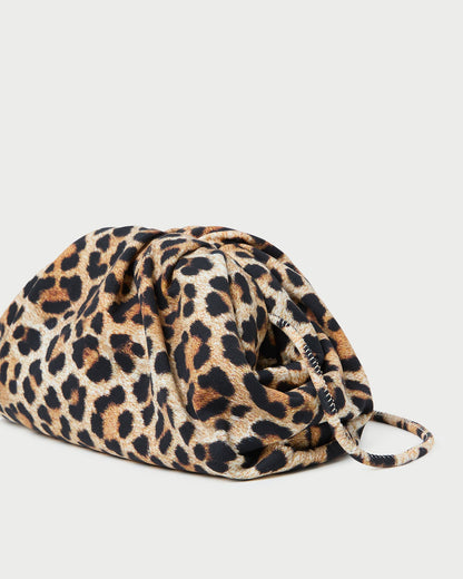 Loeffler Randall Great Value - Bailey Leopard Jersey Dome Clutch