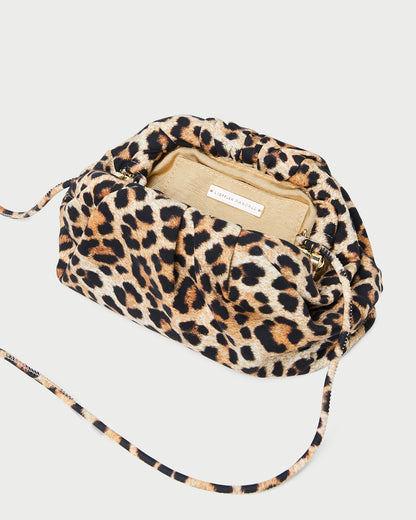 Loeffler Randall Great Value - Bailey Leopard Jersey Dome Clutch