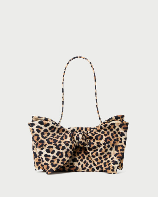 Loeffler Randall Great Value - Valerie Leopard Jersey Bow Bag