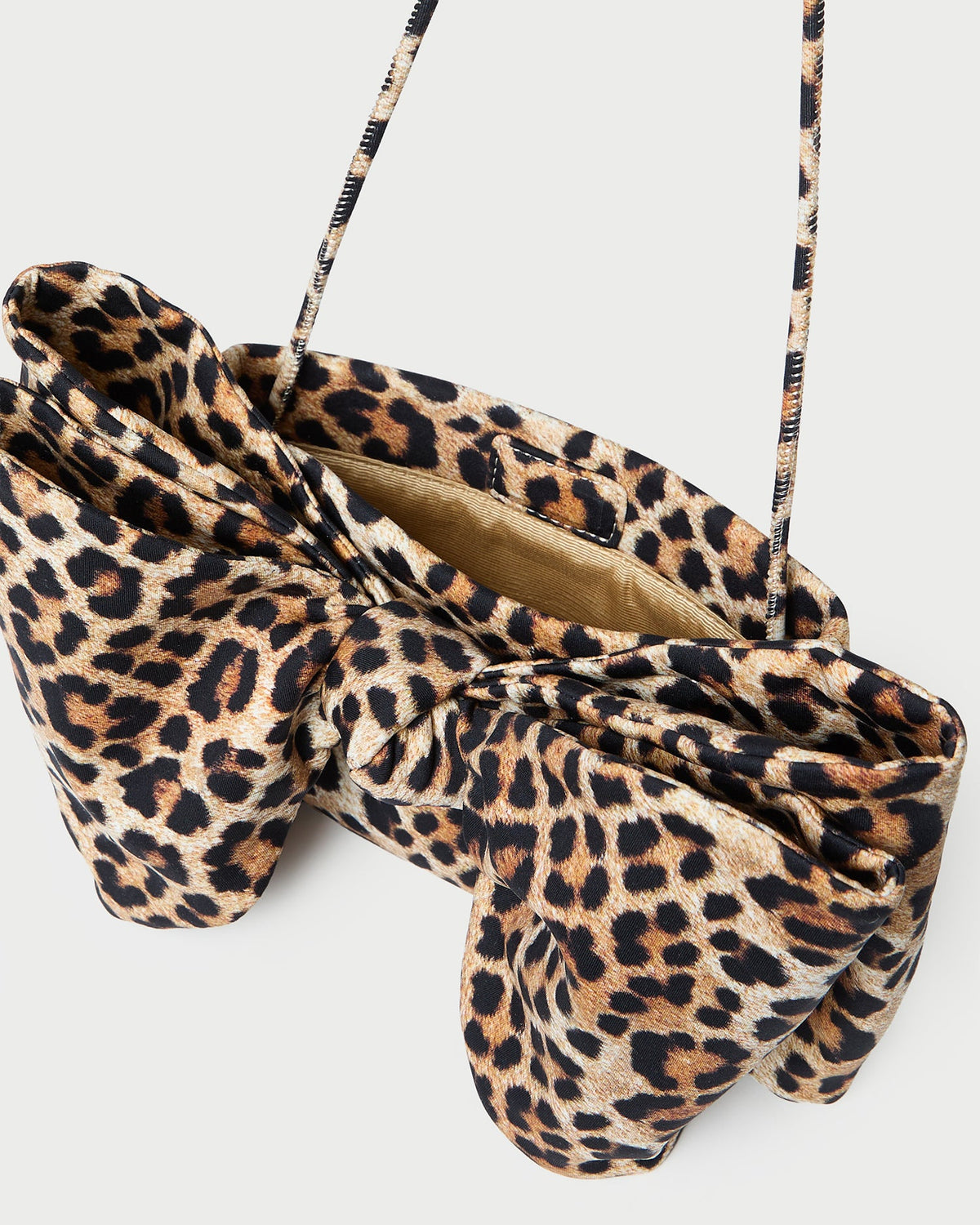 Loeffler Randall Great Value - Valerie Leopard Jersey Bow Bag