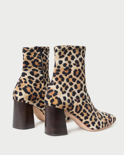 Loeffler Randall New - Elise Leopard Jersey Ankle Boot