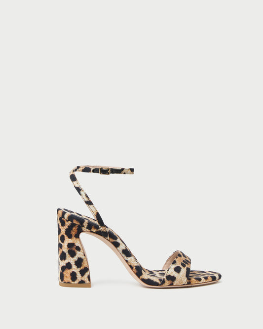 Loeffler Randall Best Price - Malia Leopard Curved-Heel Sandal