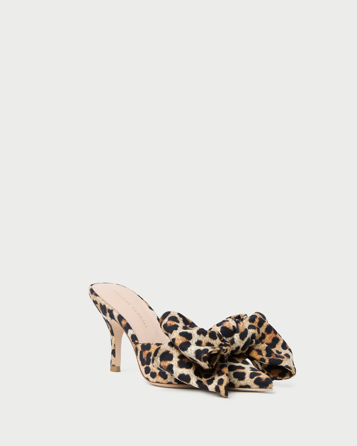 Loeffler Randall Featured - Margot Leopard Jersey Bow Mule