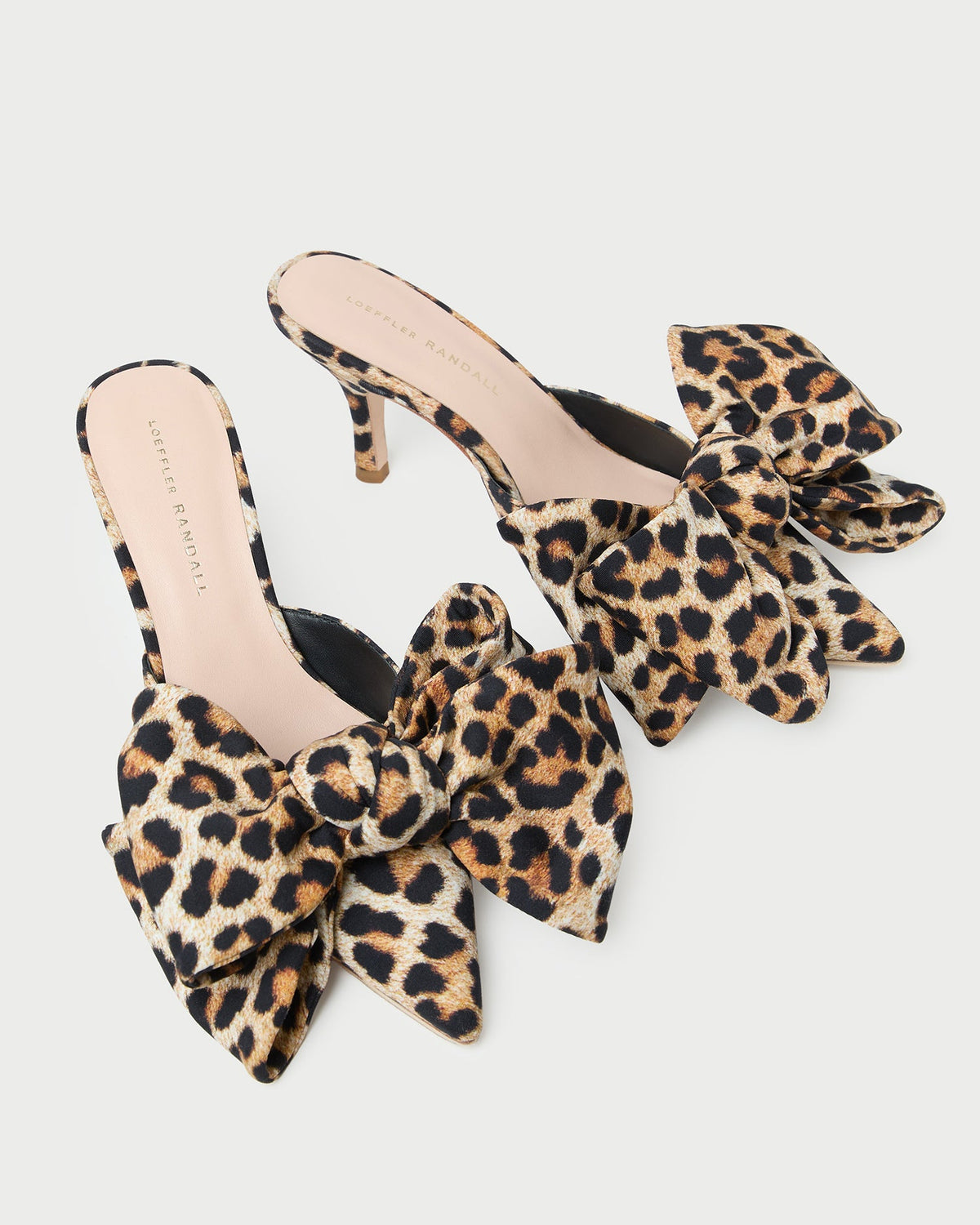 Loeffler Randall Featured - Margot Leopard Jersey Bow Mule